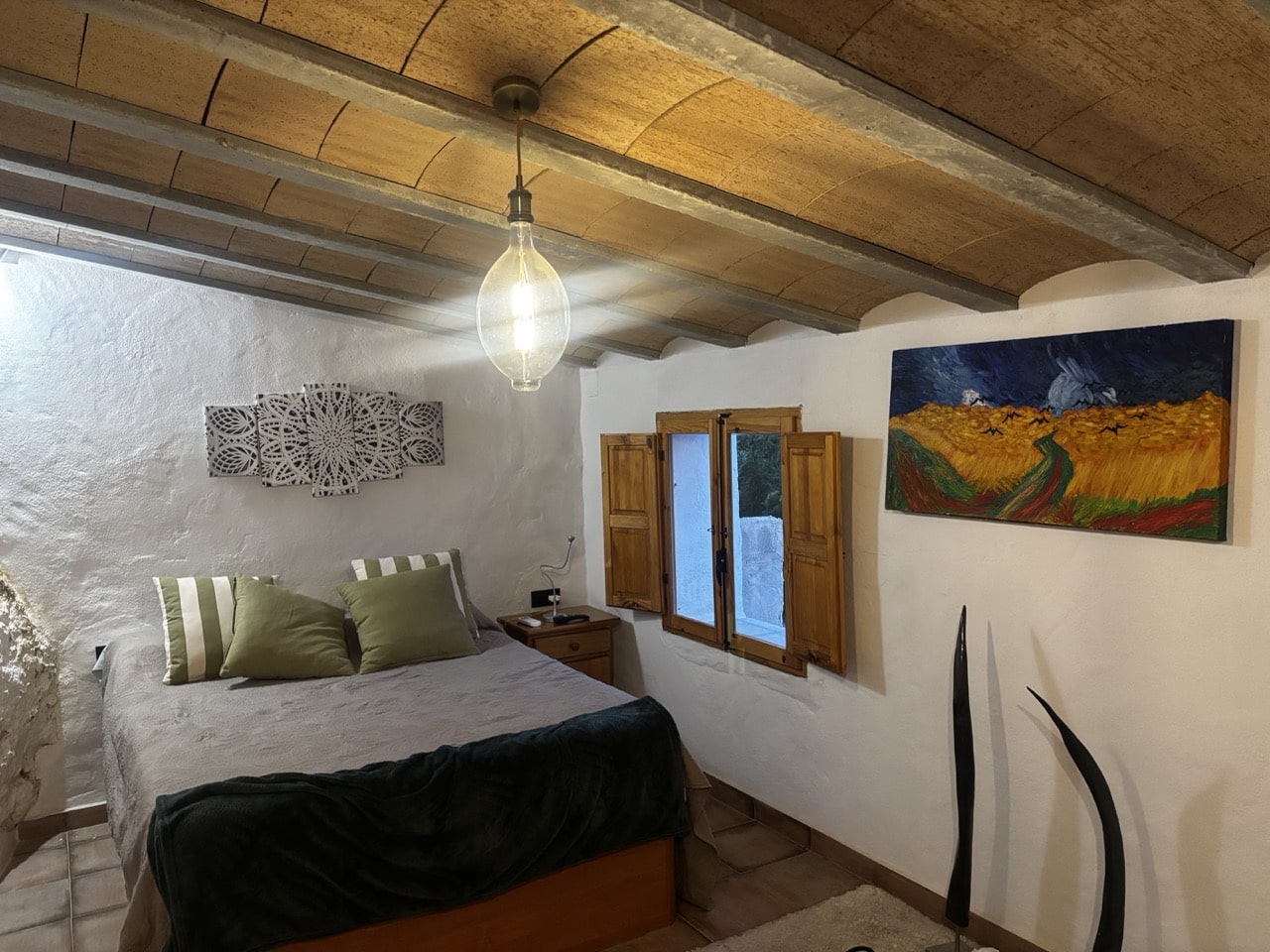 Dormitorio en la cueva