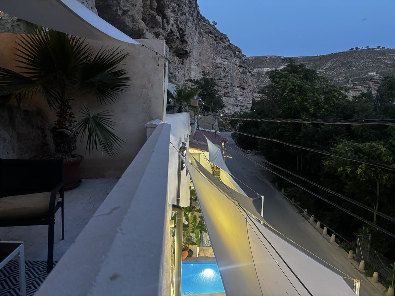 Vista exterior de la cueva