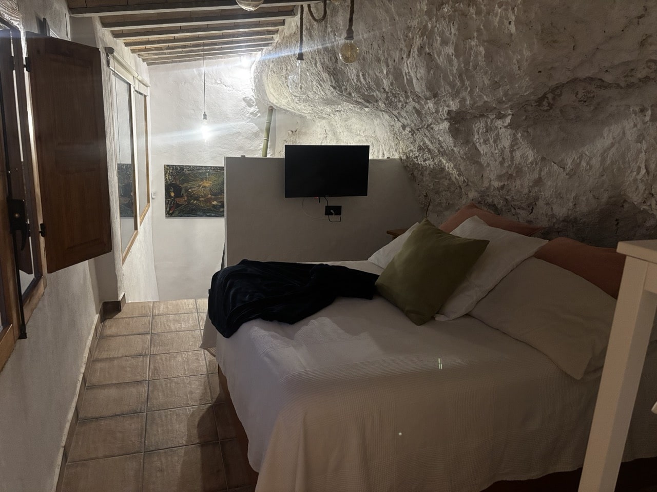 Dormitorio en la cueva
