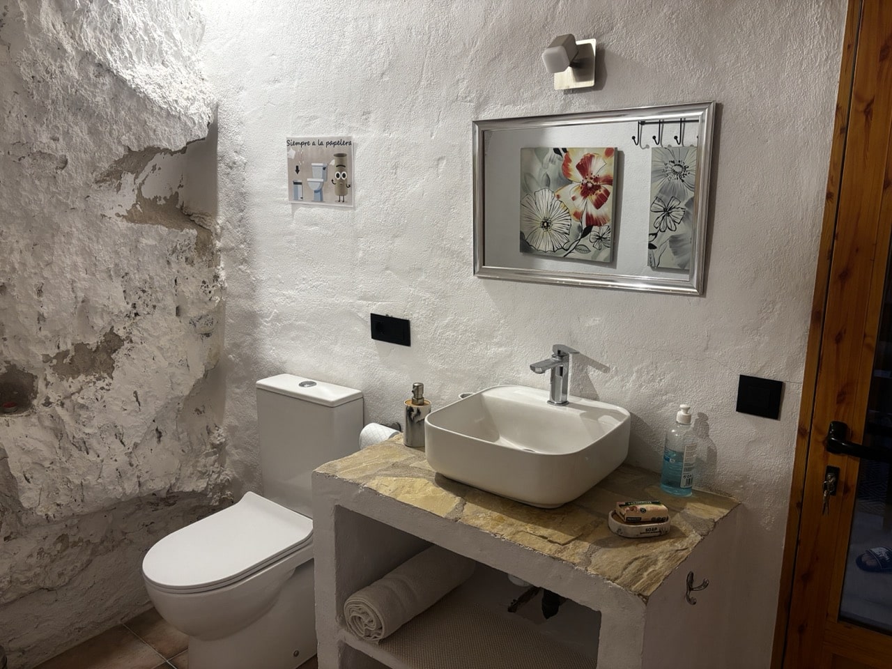 Baño en la cueva