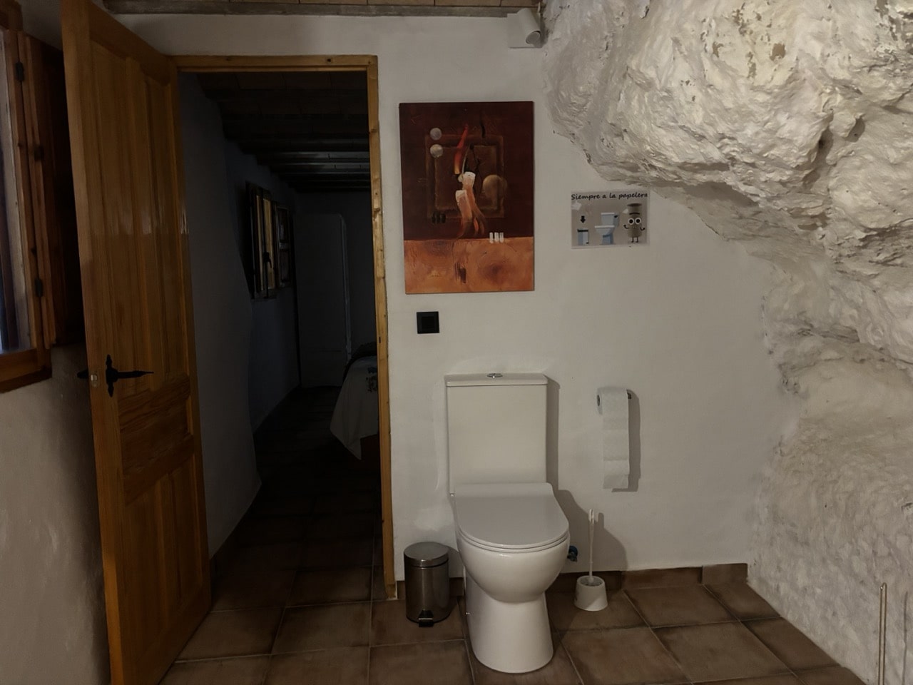 Baño en la cueva